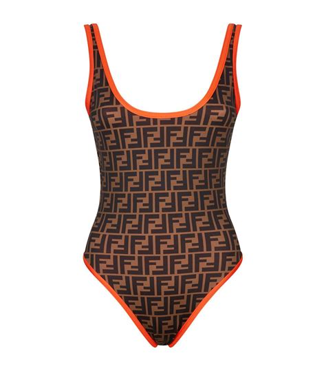 orange fendi swimsuit|fendi swimsuit size chart.